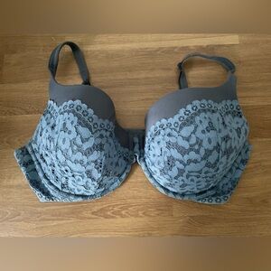 Victoria's Secret Lace Bra - Blue and Gray